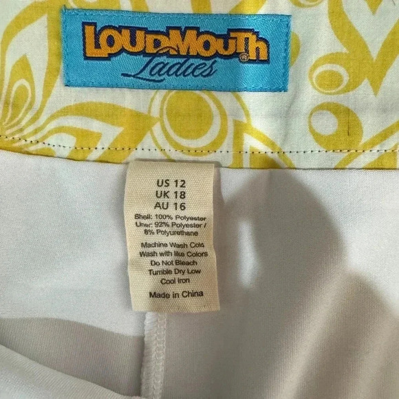 LOUDMOUTH CARNIVALE SKIRT/SKORT SIZE 12 - Picture 11 of 11